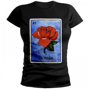 La Rosa Loteria Womens T-Shirt Wholesale